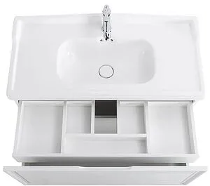 Тумба-умывальник подвесная Cezares Giufileo 100 Bianco Lucido GIUBILEO-1000-1C-SO-BL+CZR-ELT-100-LVB, 4
