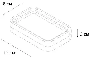 Мыльница Fixsen Glady фиолетовый FX-11-79, 2