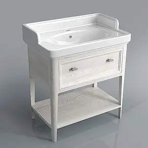 Тумба-умывальник напольная Kerama Marazzi Provence 80 декапе белый PR.80\WHT+Po.wb.80 Тумба-умывальник напольная Kerama Marazzi Provence 80 декапе белый PR.80\WHT+Po.wb.80, 1