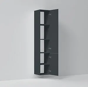 Шкаф-пенал подвесной Am.Pm Gem 30 R графит матовый M90CHR0306GM, 5