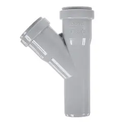 Тройник внутренний D=32x32мм Угол 45° Политэк 203245