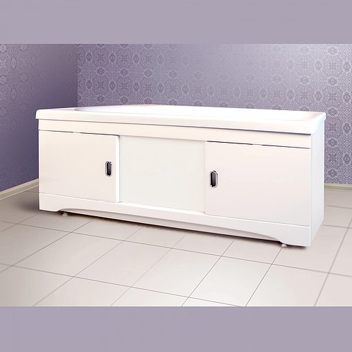 Экран для ванны фронтальный Alavann Купе 180 белый 1135