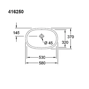 Раковина Villeroy&Boch O'Novo 58 белый 41625001, 4