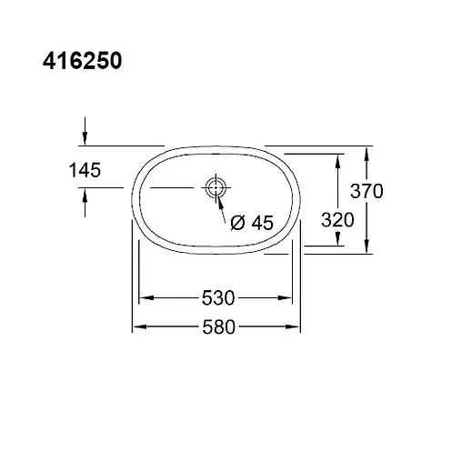 Раковина Villeroy&amp;Boch O'Novo 58 белый 41625001