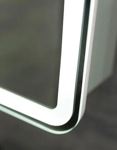 Шкаф-зеркало BelBagno 80x80 белый SPC-MAR-800/800-2A-LED-TCH