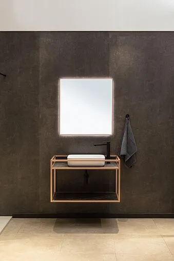 Тумба-умывальник подвесная Allen Brau Liberty 75 медь браш 1.33001.60+