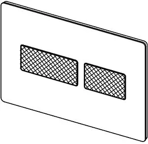 Клавиша смыва для унитаза TECEsolid 9240437 никель с текстурой линии Клавиша смыва для унитаза TECEsolid 9240437 никель с текстурой линии, 3