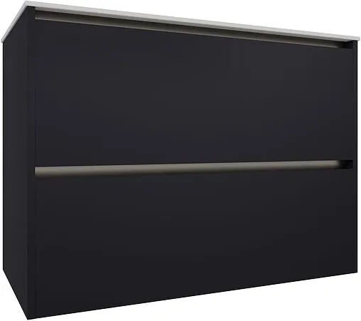 Тумба-умывальник подвесная Allen Brau Activity 90 антрацит/олива браш 1.34013.AM+