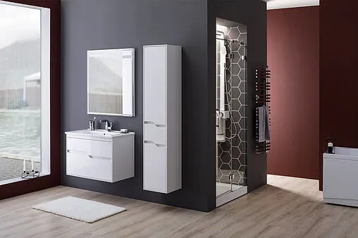 Шкаф-пенал подвесной Aquanet Модена 35 R белый 00196967