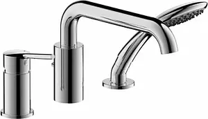 Смеситель на борт ванны на 3 отверстия Bravat Angel хром F5172217CP-1-RUS, 1