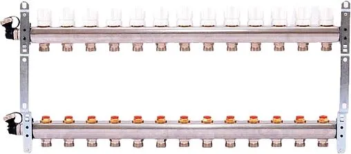 Группа коллекторная распределительная 13 отводов 1&quot;в/в x ¾&quot;ек Uni-fitt 451I4313