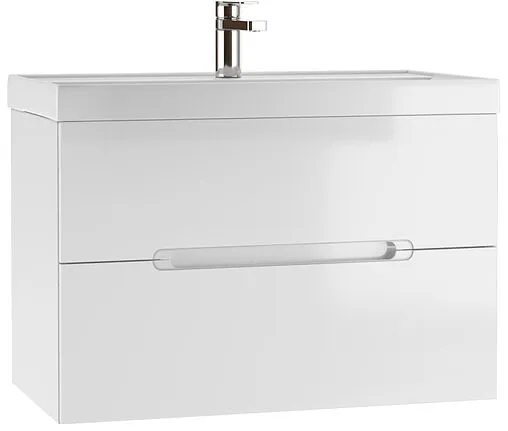 Тумба-умывальник подвесная Домино Malta 80 белый DM4501T+1WH302251