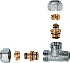 Тройник компрессионный переходной 20мм x ½"н x 20мм Far FC 5511 12 80204 Тройник компрессионный переходной 20мм x ½"н x 20мм Far FC 5511 12 80204