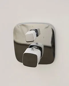 Термостат для 2 потребителей Hansgrohe PuraVida белый/хром 15771400, 4