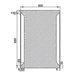 Зеркало с подсветкой Aquanet Сорренто 9085 00196651, 2