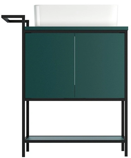 Тумба-умывальник напольная Cersanit Botanique 80 зелёный 63014+