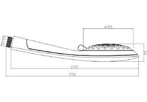 Лейка ручного душа Lemark хром/белый LM0815CWhite Лейка ручного душа Lemark хром/белый LM0815CWhite, 2