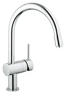 Смеситель для кухни с выдвижным изливом Grohe Minta хром 32918000, 1