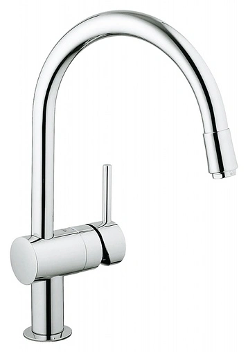 Смеситель для кухни с выдвижным изливом Grohe Minta хром 32918000