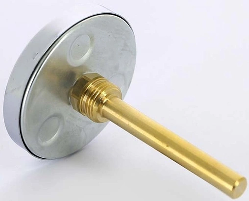 Термометр биметаллический Watts F+R801 80мм 120°С гильза 100мм ½&quot; 10005950