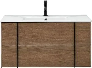 Тумба-умывальник подвесная Allen Brau Reality 100 дуб 1.32007.NO+, 3