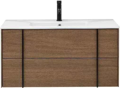 Тумба-умывальник подвесная Allen Brau Reality 100 дуб 1.32007.NO+