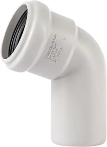 Отвод внутренний бесшумный D=58мм Угол 67° Ostendorf Skolan Safe SKB 332130, 1