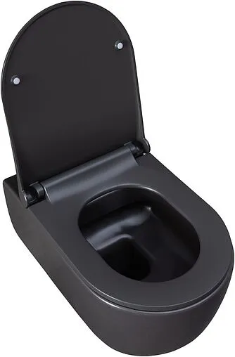 Унитаз подвесной безободковый Allen Brau Priority антрацит 4.31001.AN