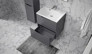 Тумба под умывальник подвесная Raval Wector 60 антрацит Wct.01.60/P/A/MD, 4