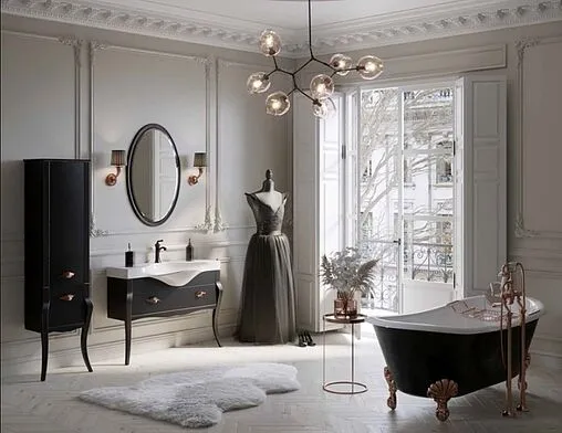 Тумба под умывальник напольная Clarberg Borgia T11/BLK чёрный с патиной BOR0111BLK Тумба под умывальник напольная Clarberg Borgia T11/BLK чёрный с патиной BOR0111BLK