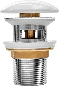 Выпуск автоматический для раковины с переливом IDDIS Optima Home белый OPHWS0Wi88 Выпуск автоматический для раковины с переливом IDDIS Optima Home белый OPHWS0Wi88, 1