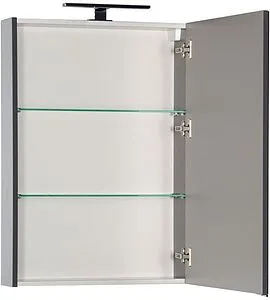 Шкаф-зеркало Aquanet Алвита 60 R серый антрацит 00183989, 4