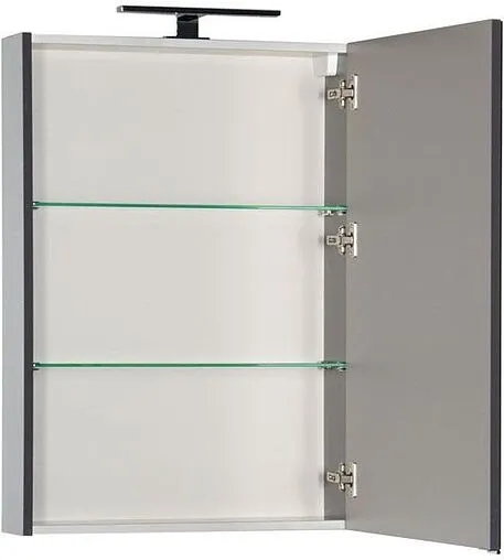 Шкаф-зеркало Aquanet Алвита 60 R серый антрацит 00183989