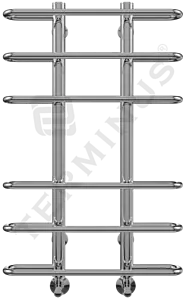 Полотенцесушитель водяной лесенка Terminus Сахара П6 500х796 полированная сталь 4670030723185, 1