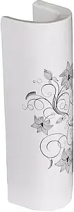 Пьедестал Sanita Luxe Art Flora белый ARTSLPD10 Пьедестал Sanita Luxe Art Flora белый ARTSLPD10, 1