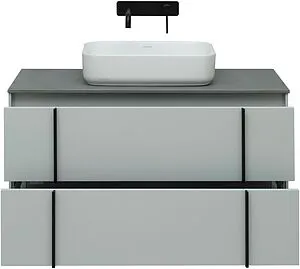 Тумба-умывальник подвесной Allen Brau Reality 100 папирус 1.32007.PWM+, 5