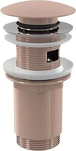 Выпуск автоматический для раковины с переливом Ravak розовое золото X01838, 1