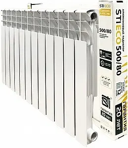 Радиатор алюминиевый 12 секций STI ECO RUS AL 500/80 Радиатор алюминиевый 12 секций STI ECO RUS AL 500/80, 3