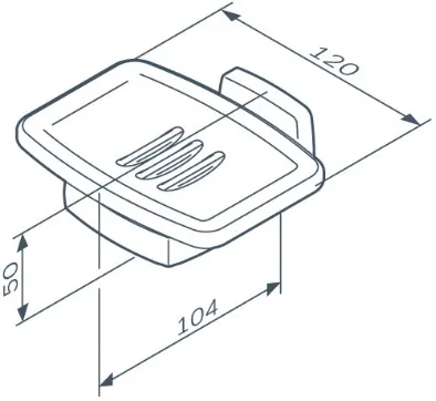 Мыльница Am.Pm Gem чёрный матовый A9034222 Мыльница Am.Pm Gem чёрный матовый A9034222, 2