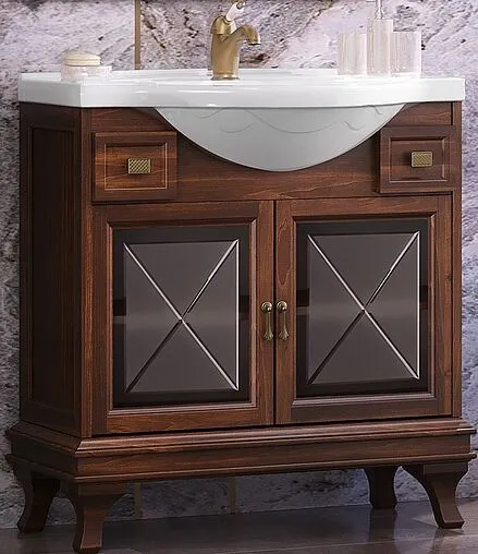 Тумба под умывальник напольный Opadiris Борджи 85 светлый орех 00-00006743