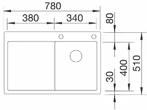 Мойка кухонная Blanco Claron 4 S-IF 78 R нержавеющая сталь 521623 Мойка кухонная Blanco Claron 4 S-IF 78 R нержавеющая сталь 521623, 2