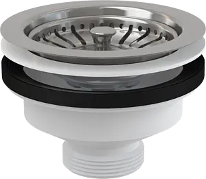 Выпуск с корзиной для мойки AlcaPlast полированная сталь A37 Выпуск с корзиной для мойки AlcaPlast полированная сталь A37, 1