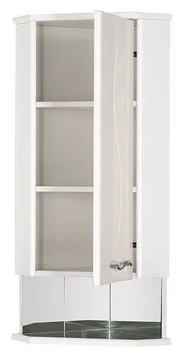 Шкаф угловой Aquanet Моника 35 R белый 00186781