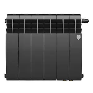 Радиатор биметаллический 6 секций нижнее правое подключение Royal Thermo Biliner 350 VR80 Noir Sable RTBNSVR8035006 Радиатор биметаллический 6 секций нижнее правое подключение Royal Thermo Biliner 350 VR80 Noir Sable RTBNSVR8035006, 2