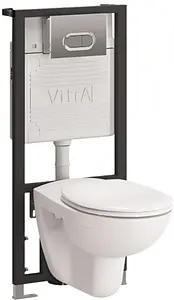 Комплект 5 в 1 VitrA Normus 9773B003-7203 с кнопкой Loop 740-0585 хром матовый Комплект 5 в 1 VitrA Normus 9773B003-7203 с кнопкой Loop 740-0585 хром матовый, 1