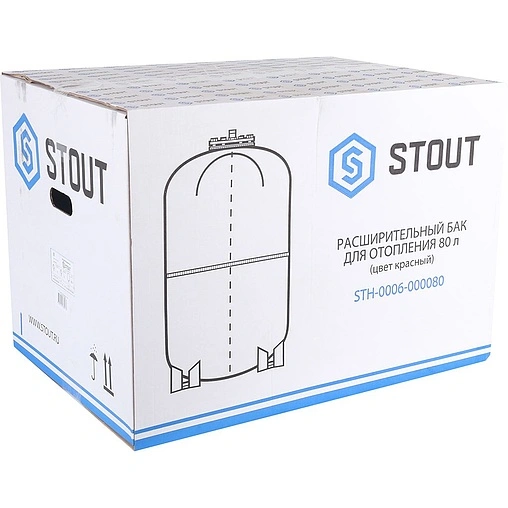 Расширительный бак Stout 80л 6 бар STH-0006-000080
