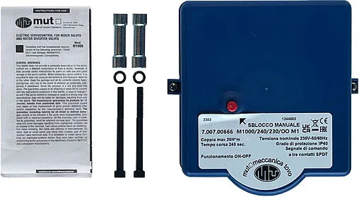 Привод для смесительных клапанов 24В MUT Meccanica M1000 7.007.00707