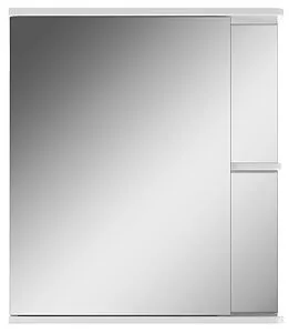 Шкаф-зеркало Айсберг Норма 1-60 L белый DA1605HZ, 5