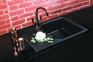 Мойка кухонная Omoikiri Yonaka 78-DC темный шоколад 4993707, 3