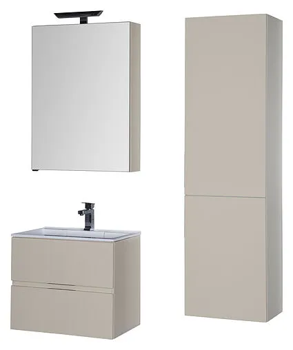 Шкаф-зеркало Aquanet Алвита 60 сливочный 183974